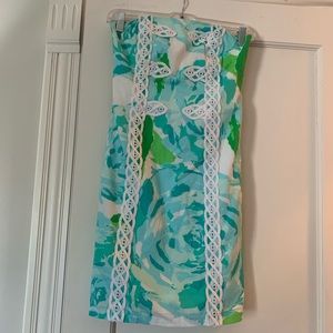 Lilly Pulitzer strapless dress